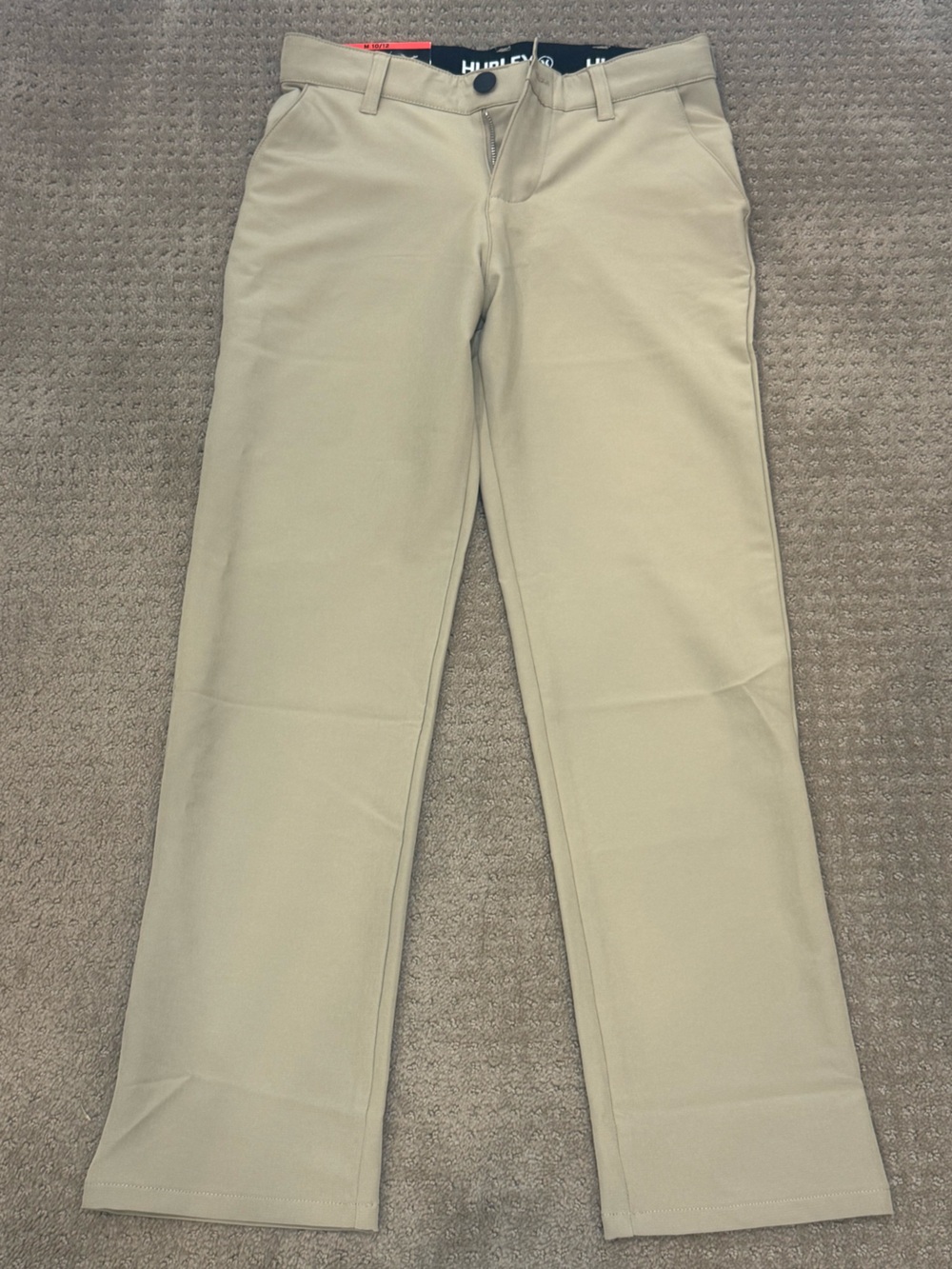Hurley Kids Performance Chino Pants - Khaki NWT - Picture 3 of 6
